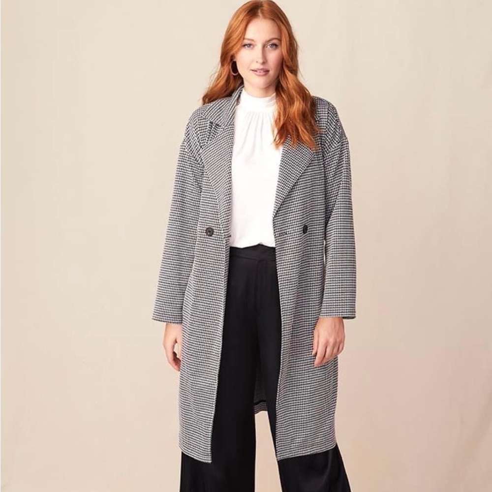 NWT New In Town Houndstooth Women’s Size Small Matilda Jane Coat